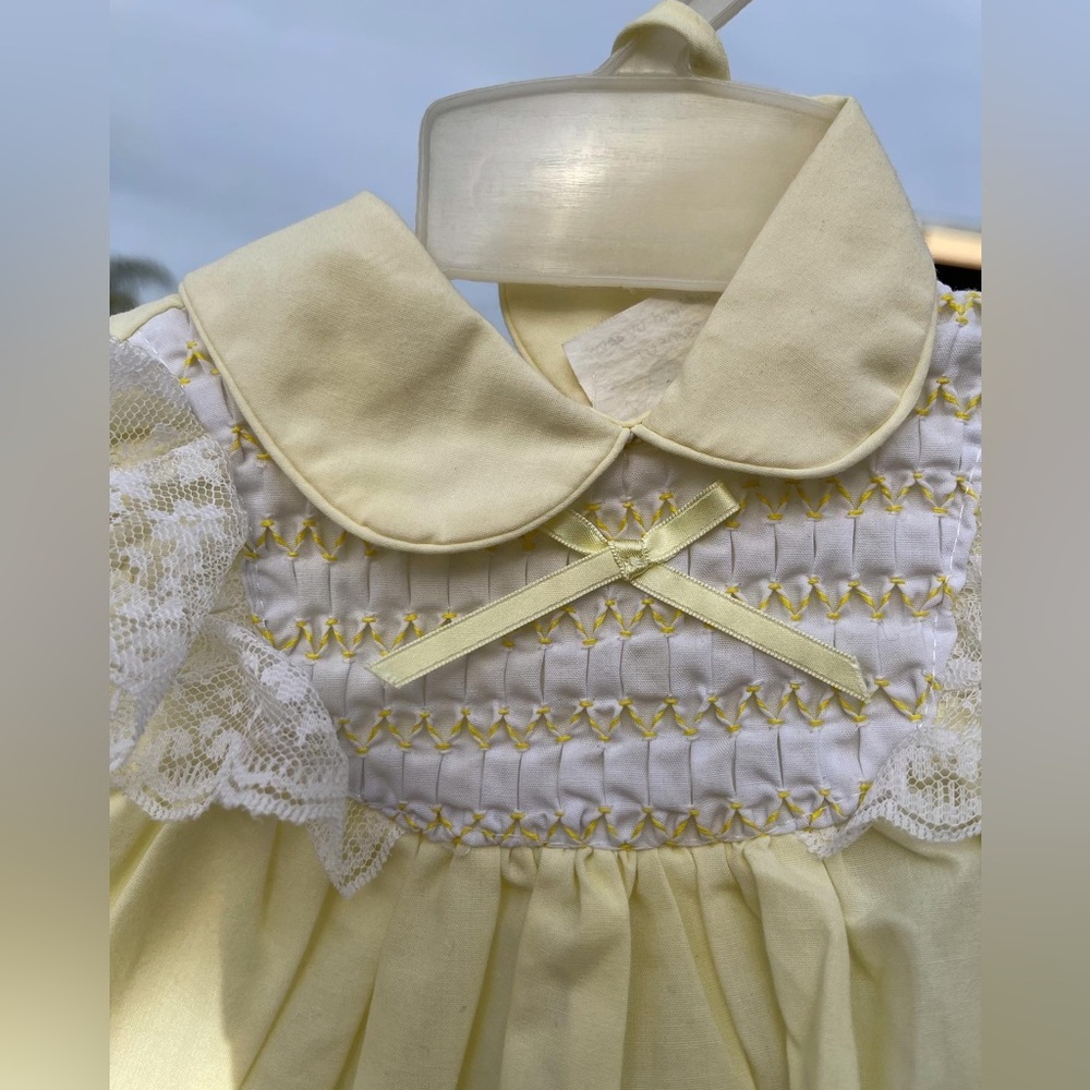 ✨✨Yellow Mayfair Ruffled dress with hat ✨✨